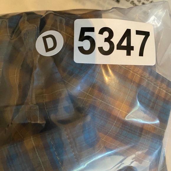 New OUTERKNOWN Shirt Mens MED Long Sleeve Button Up Plaid Organic Cotton Hemp - Picture 15 of 15